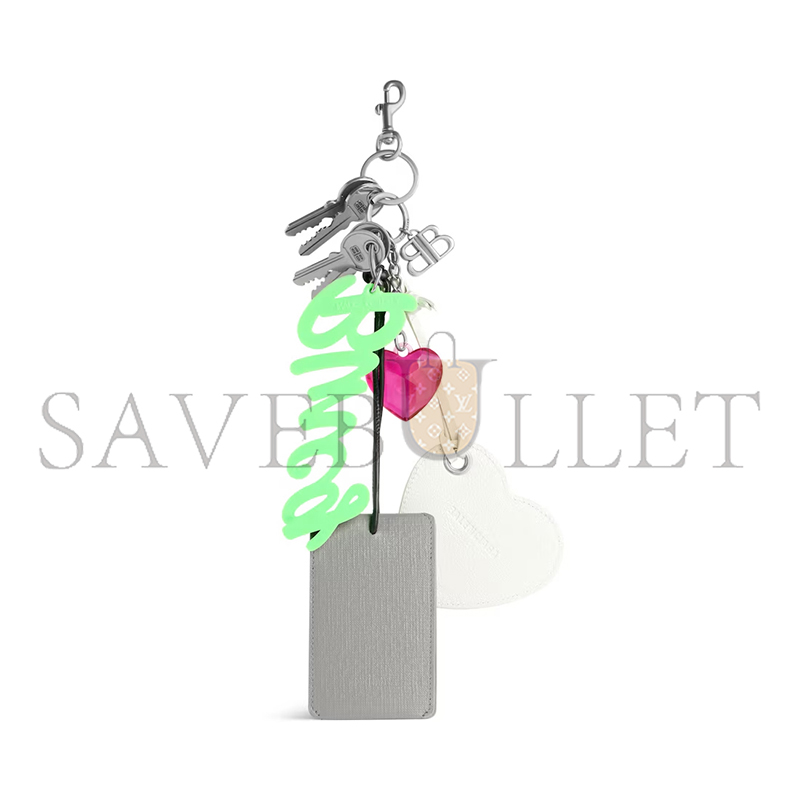 BALENCIAGA WOMEN'S AKI CHARMKEYCHAIN IN MULTICOLORED 7934742AA8Q8486